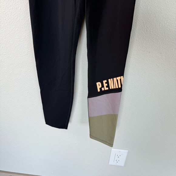 NWOT P.E Nation Black High Waist Color Block Legging Activewear Workout Sz Small - Picture 6 of 12